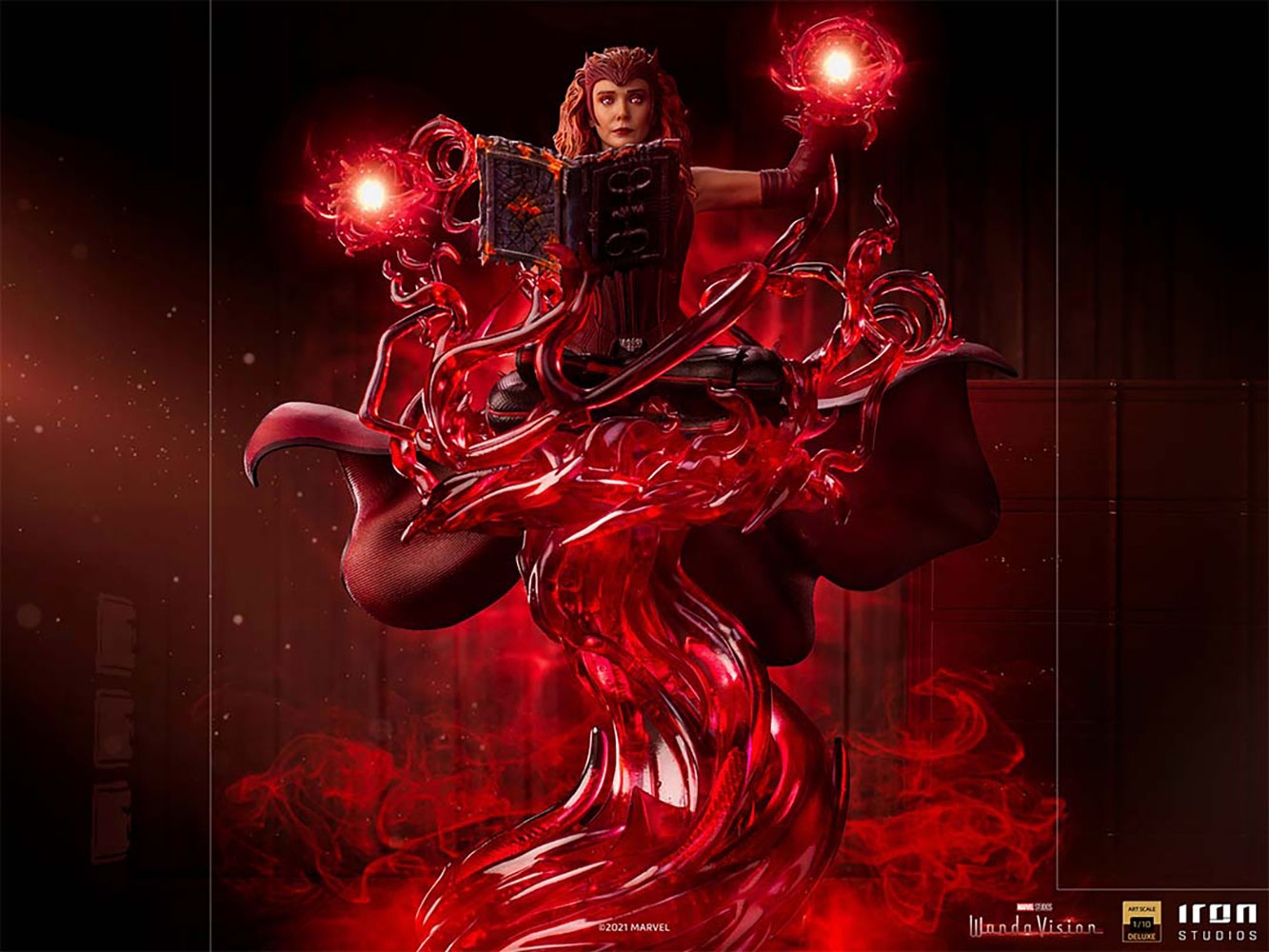 Pre-Order Iron Studios Marvel Scarlet Witch WandaVision Statue